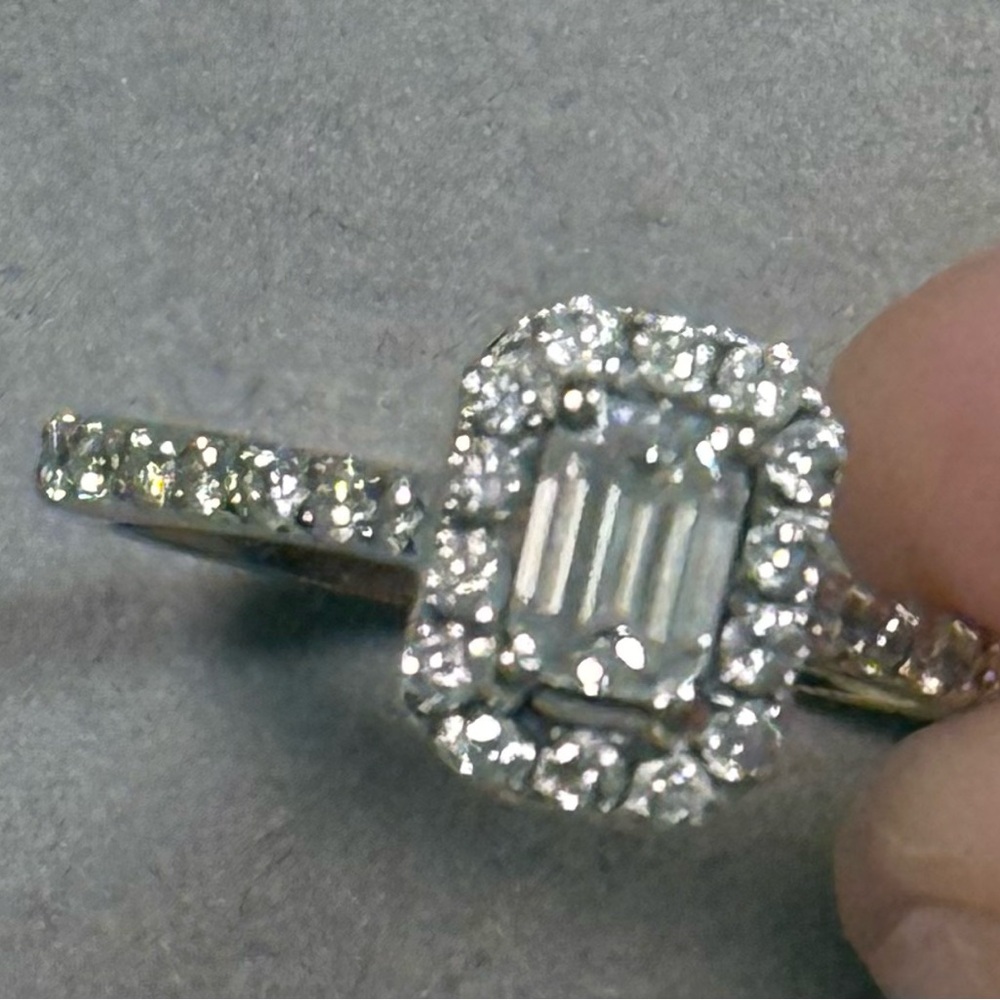 Silver Diamond Ring